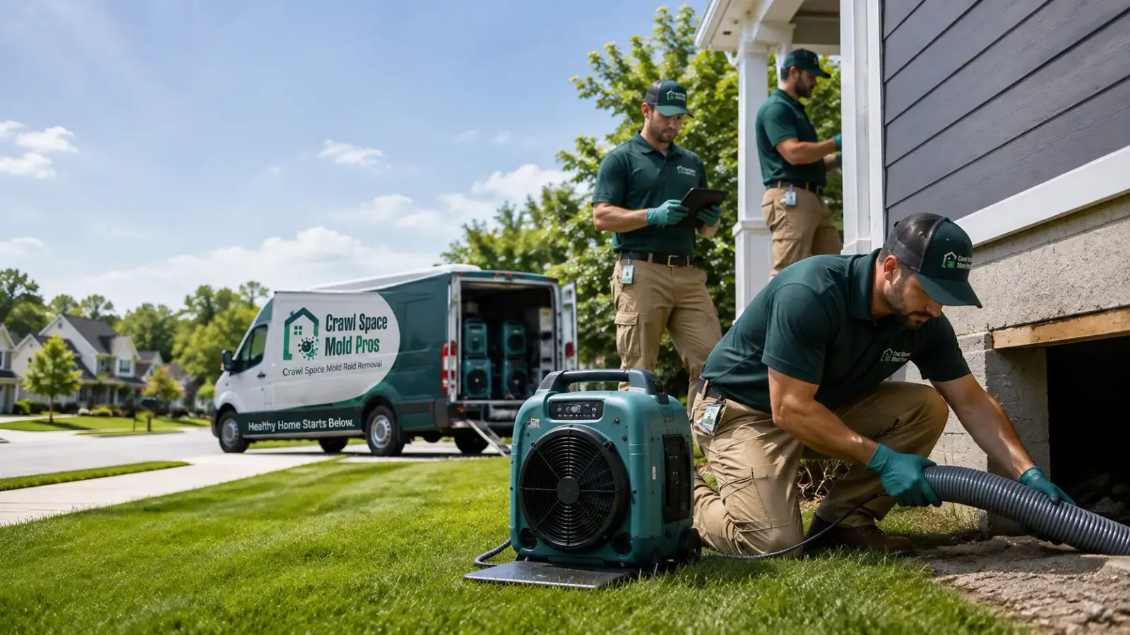Crawl Space Mold Removal in Wauneta, NE